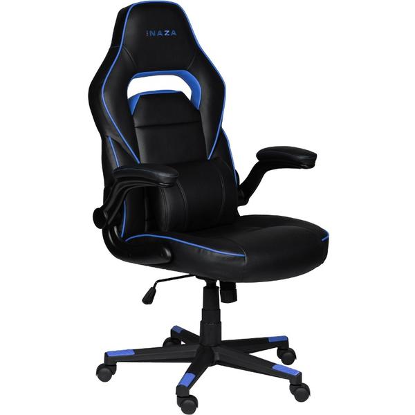 Scaun Gaming Inaza Interceptor, Negru/Albastru