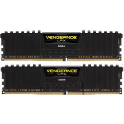 Memorie Corsair Vengeance LPX Black, 16GB, DDR4, 2666MHz, CL16, 1.2V, Kit Dual Channel