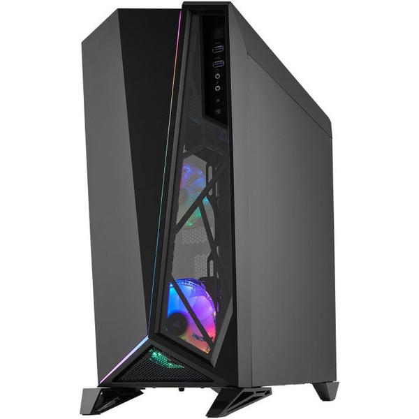 Carcasa Corsair Carbide Spec-Omega RGB, MiddleTower, Fara sursa, Negru