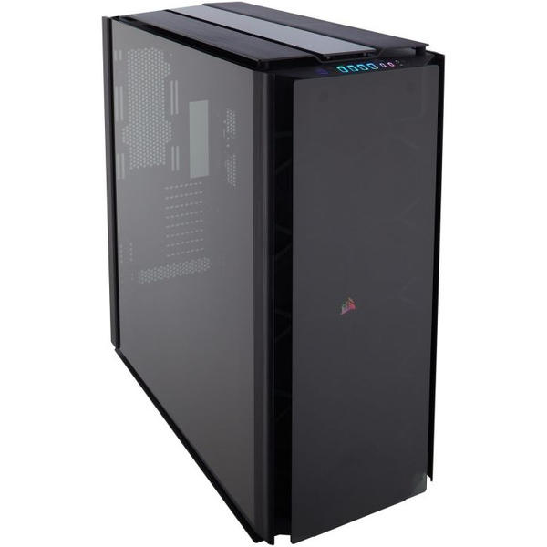 Carcasa Corsair Obsidian 1000D Tempered Glass, FullTower, Fara sursa, Negru