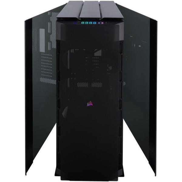 Carcasa Corsair Obsidian 1000D Tempered Glass, FullTower, Fara sursa, Negru