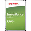 Hard Disk Toshiba S300, 4TB, SATA 3, 7200RPM, 128MB, Bulk
