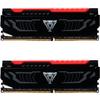 Memorie PATRIOT Viper LED Red, 16GB, DDR4, 2666MHz, CL15, 1.2V, Kit Dual Channel