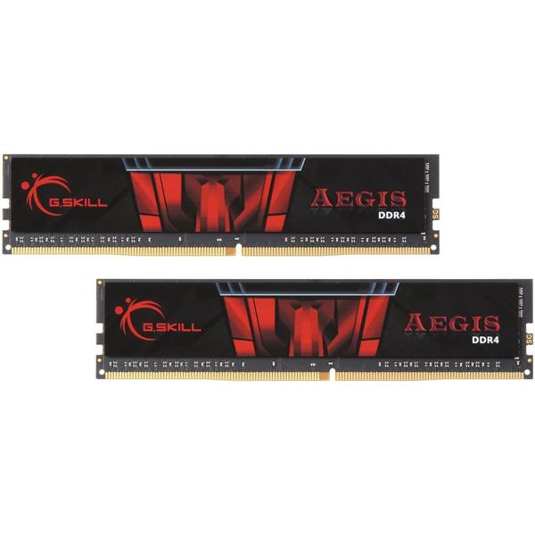 Memorie G.Skill Aegis, 8GB, DDR4, 2400MHz, CL17, 1.2V, Kit Dual Channel