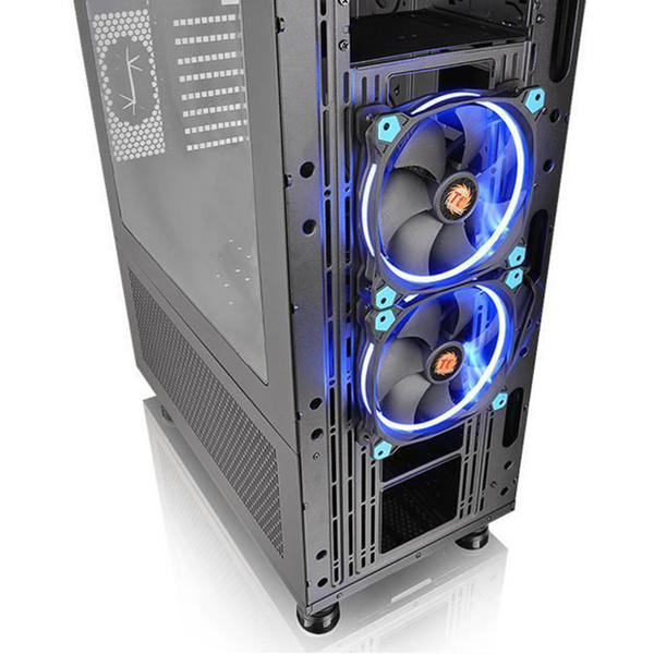 Carcasa Thermaltake Core X71 Tempered Glass, MiddleTower, Fara sursa, Negru