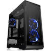 Carcasa Thermaltake View 32 Tempered Glass RGB, MiddleTower, Fara sursa, Negru