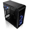 Carcasa Thermaltake View 32 Tempered Glass RGB, MiddleTower, Fara sursa, Negru