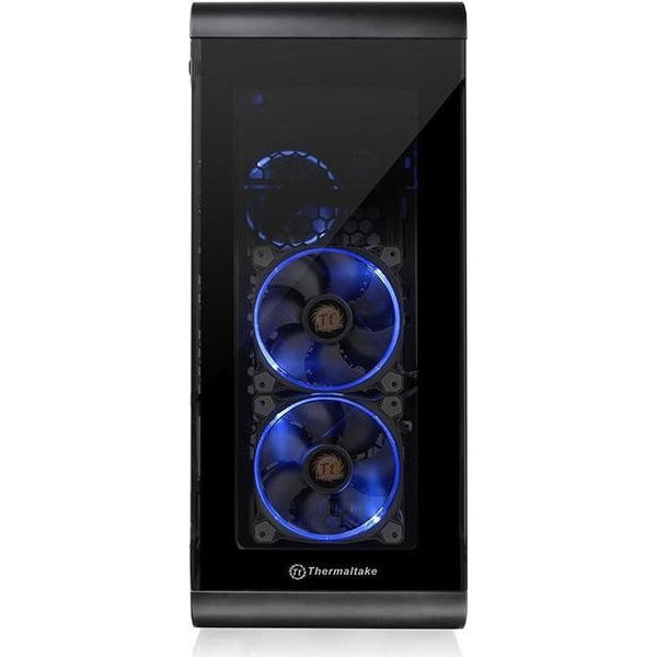 Carcasa Thermaltake View 32 Tempered Glass RGB, MiddleTower, Fara sursa, Negru