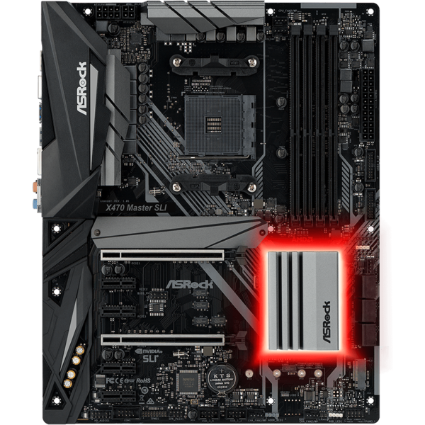 Placa de baza ASRock X470 Master SLI, Socket AM4, ATX