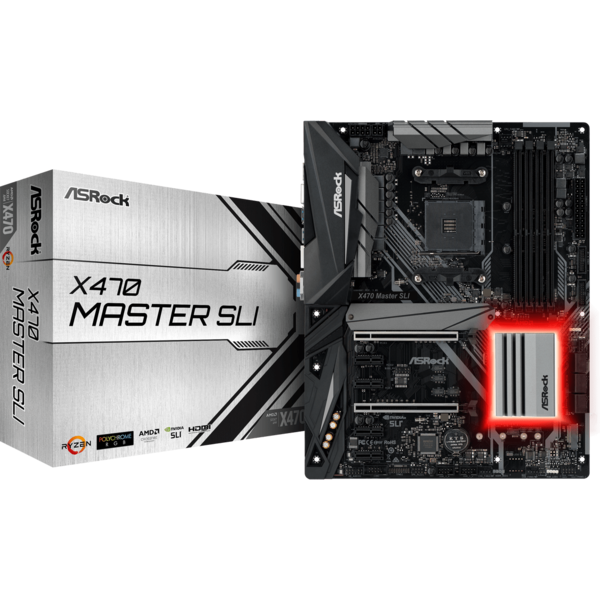 Placa de baza ASRock X470 Master SLI, Socket AM4, ATX