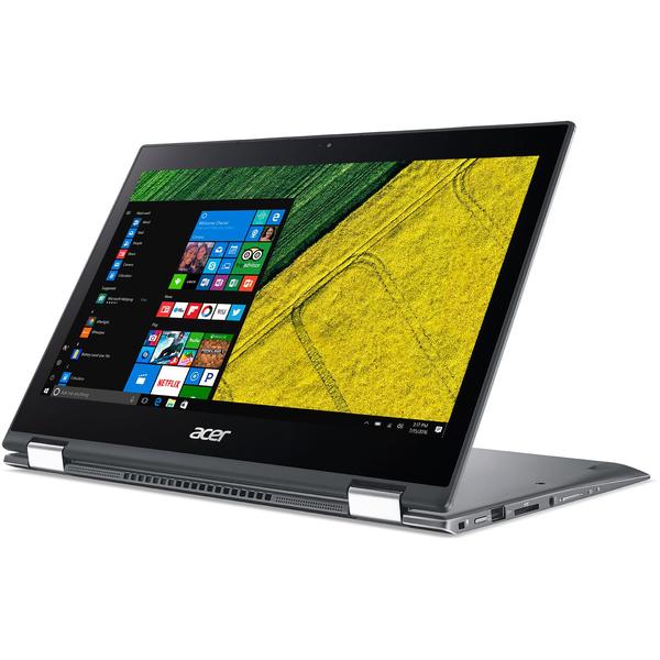 Laptop Acer Spin 5 SP515-51GN-85QM, 15.6" FHD Touch, Core i7-8550U pana la 4.0GHz, 8GB DDR4, 256GB SSD, GeForce GTX 1050 4GB, Windows 10 Home, Steel Gray