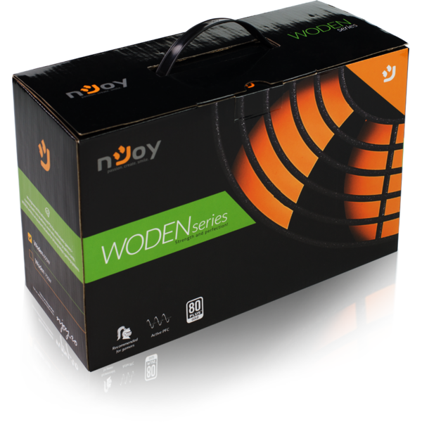 Sursa nJoy Woden 750, 750W, Certificare 80+ Gold