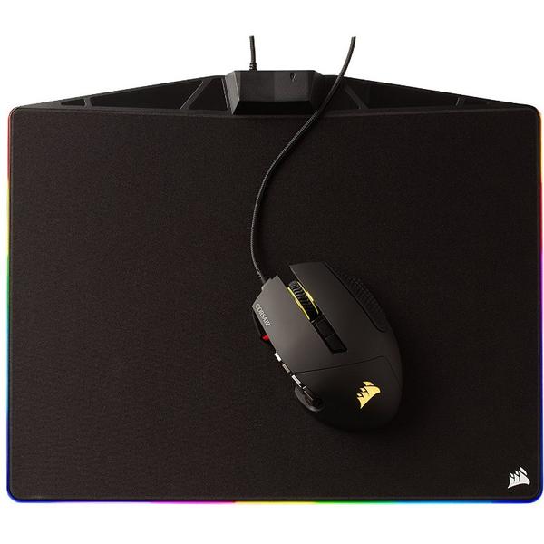 Mouse Pad Corsair MM800 RGB Polaris Cloth, Negru