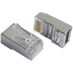 RJ-45 ecranate, placate cu aur 50 bucati, PLUG5SP/50