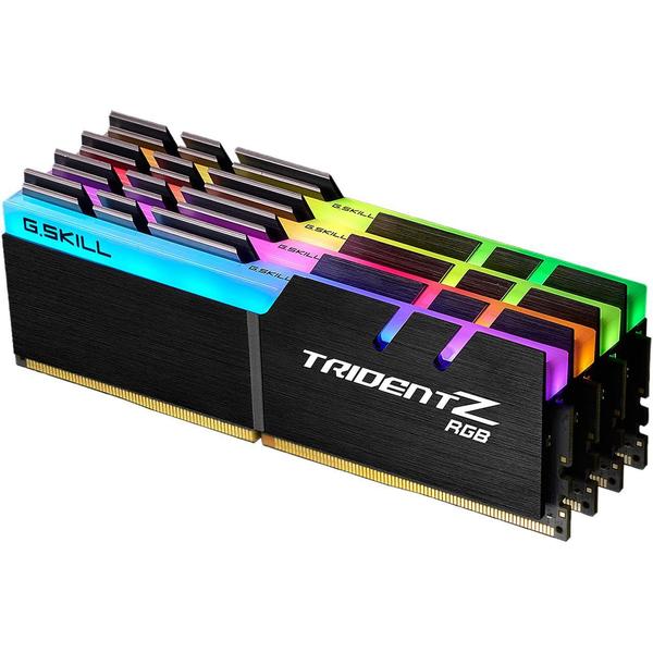 Memorie G.Skill Trident Z RGB, 32GB, DDR4, 4266MHz, CL17, 1.45V, Kit Quad Channel