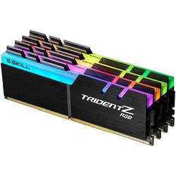 Memorie G.Skill Trident Z RGB (For AMD), 32GB, DDR4, 3200MHz, CL16, 1.35V, Kit Quad Channel