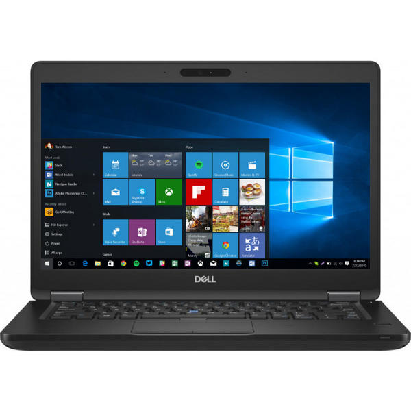 Laptop Dell Latitude 5490, Intel Core i5-8350U, 14 inch FHD, 16GB, 512GB SSD, Intel UHD Graphics 620, Win10 Pro, Negru