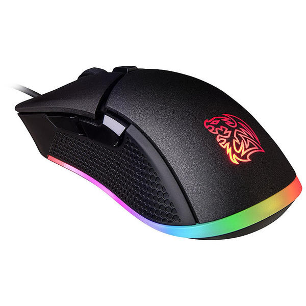 Mouse gaming Thermaltake Tt eSPORTS Iris RGB, USB, Optic, 5000dpi, Negru