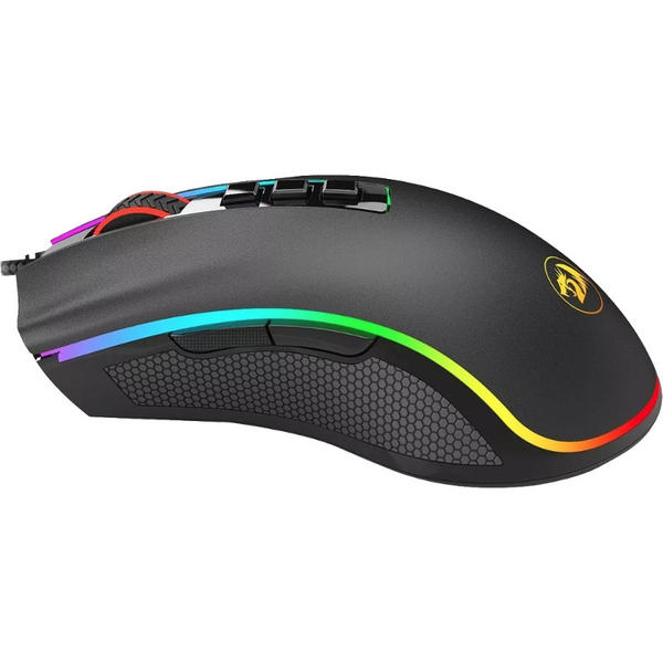 Mouse gaming Redragon Cobra RGB, USB, Optic, 10000dpi, Negru