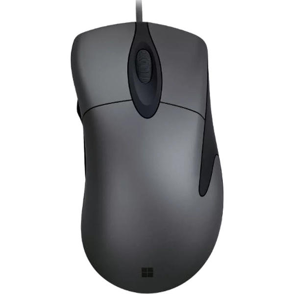 Mouse Microsoft Classic Intellimouse, USB, BlueTrack, 3200dpi, Negru/Gri