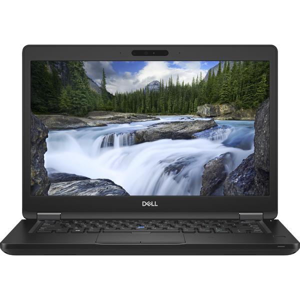 Laptop Dell Latitude 5491, 14" FHD, Core i7-8850H pana la 4.3GHz, 16GB DDR4, 256GB SSD, GeForce MX130 2GB, FingerPrint Reader, Windows 10 Pro, Negru