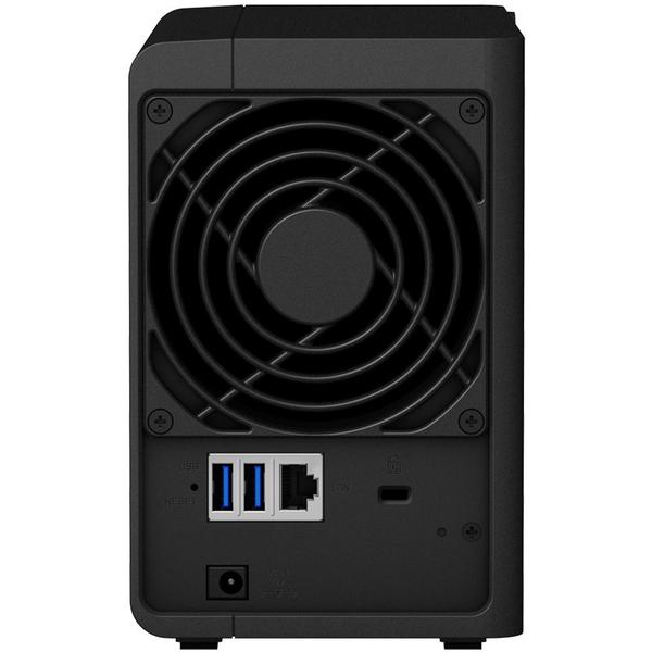 NAS Synology DiskStation DS218, Realtek RTD1296 1.4GHz, 2GB DDR4, 2 Bay, 2 x USB 3.0, 1 x USB 2.0, 1 x LAN