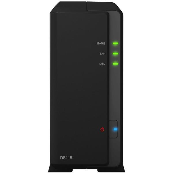 NAS Synology DiskStation DS118, Realtek RTD1296 1.4GHz, 1GB DDR4, 1 Bay, 2 x USB 3.0, 1 x LAN