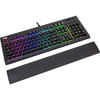 Tastatura gaming Thermaltake Tt eSPORTS Premium X1 RGB, USB, Layout US, Cherry MX Blue, Negru