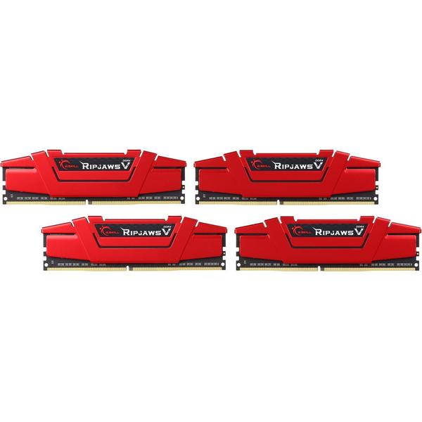 Memorie G.Skill Ripjaws V, 32GB, DDR4, 2666MHz, CL15, 1.2V, Kit Quad Channel