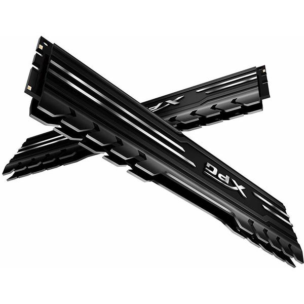 Memorie ADATA XPG Gammix D10 Black, 16GB, DDR4, 2666MHz, CL16, Kit Dual Channel