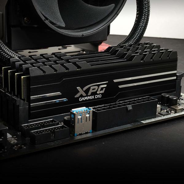 Memorie ADATA XPG Gammix D10 Black, 16GB, DDR4, 2666MHz, CL16, Kit Dual Channel