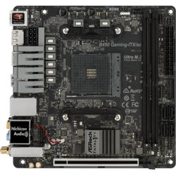 Fatal1ty B450 Gaming-ITX/ac, Socket AM4, mITX