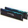 Memorie Kingston HyperX Predator RGB, 16GB, DDR4, 2933MHz, CL15, Kit Dual Channel