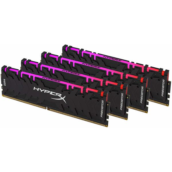 Memorie Kingston HyperX Predator RGB, 32GB, DDR4, 2933MHz, CL15, Kit Quad Channel