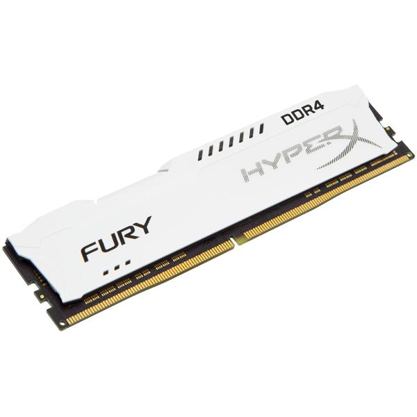 Memorie Kingston HyperX Fury White, 16GB, DDR4, 2400MHz, CL15