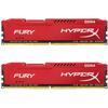 Memorie Kingston HyperX Fury Red, 16GB, DDR4, 3200MHz, CL18, Kit Dual Channel