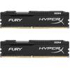 Memorie Kingston HyperX Fury Black, 16GB, DDR4, 3200MHz, CL18, Kit Dual Channel