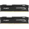 Memorie Kingston HyperX Fury Black, 32GB, DDR4, 3200MHz, CL18, Kit Dual Channel