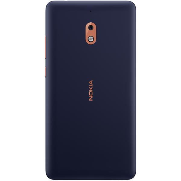 Smartphone Nokia 2.1 (2018), Dual SIM, 5.5'' IPS LCD Multitouch, Quad Core 1.4GHz, 1GB RAM, 8GB, 8MP, 4G, Blue/Copper