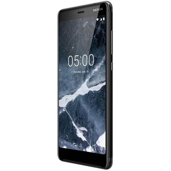 Smartphone Nokia 5.1 (2018), Dual SIM, 5.5'' IPS LCD Multitouch, Octa Core 2.0GHz + 1.2GHz, 2GB RAM, 16GB, 16MP, 4G, Black