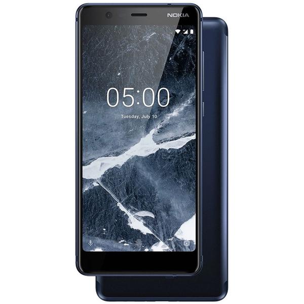 Smartphone Nokia 5.1 (2018), Dual SIM, 5.5'' IPS LCD Multitouch, Octa Core 2.0GHz + 1.2GHz, 2GB RAM, 16GB, 16MP, 4G, Tempered Blue