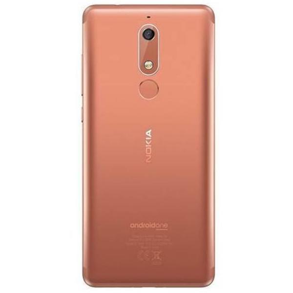 Smartphone Nokia 5.1 (2018), Dual SIM, 5.5'' IPS LCD Multitouch, Octa Core 2.0GHz + 1.2GHz, 2GB RAM, 16GB, 16MP, 4G, Copper