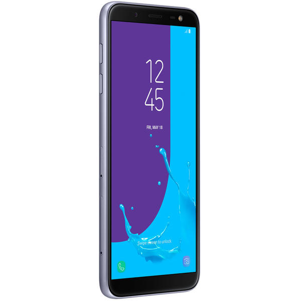 Smartphone Samsung Galaxy J6 (2018), Dual SIM, 5.6'' Super AMOLED Multitouch, Octa Core 1.6GHz, 3GB RAM, 32GB, 13MP, 4G, Orchid Grey