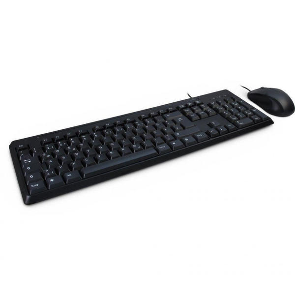 Kit Tastatura si Mouse Inter-Tech Eterno KM-3123, USB, Negru