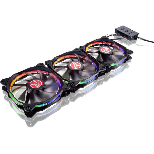 Ventilator PC RAIJINTEK Auras 14 RGB, 140mm, 3 Fan Pack