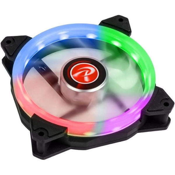 Ventilator PC RAIJINTEK IRIS 12 Rainbow RGB LED, 120mm, 3 Fan Pack