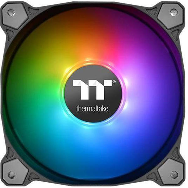 Ventilator PC Thermaltake Pure Plus RGB 12 Radiator Fan, 120mm, 3 Fan Pack