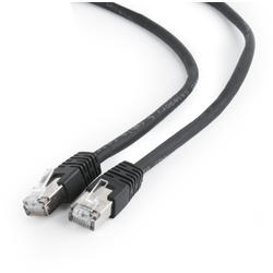 Patch Cord Gembird FTP categoria 6, 0.5m Negru, PP6-0.5M/BK