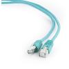 Patch Cord Gembird FTP categoria 6, 0.5m Verde, PP6-0.5M/G