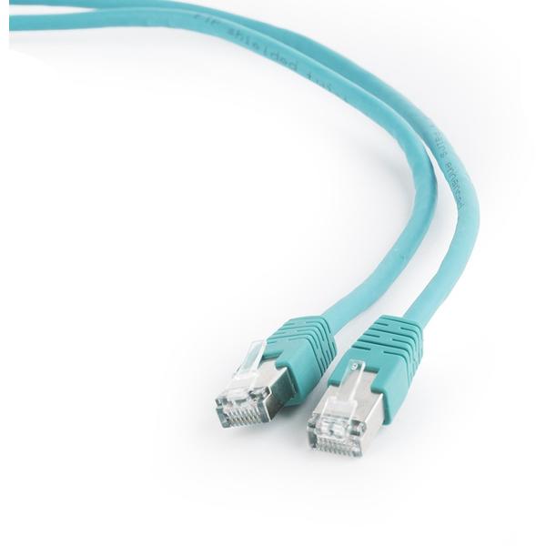 Patch Cord Gembird FTP categoria 6, 0.5m Verde, PP6-0.5M/G